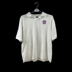 Jerzees Vintage Polo Shelby American Automotive Club White RARE HTF